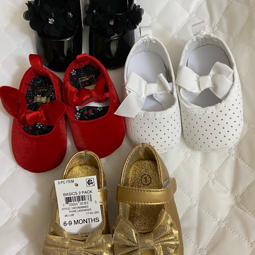 Brand new baby girl shoes